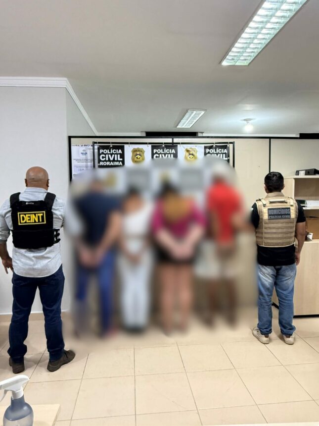 Operação Afluência: quatro pessoas suspeitas de homicídio a um proprietário de agência de viagens são presas, em Boa Vista