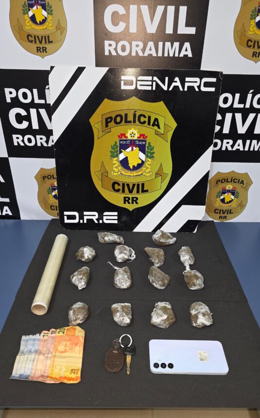 Homem é preso em flagrante por tráfico de drogas no bairro Caimbé