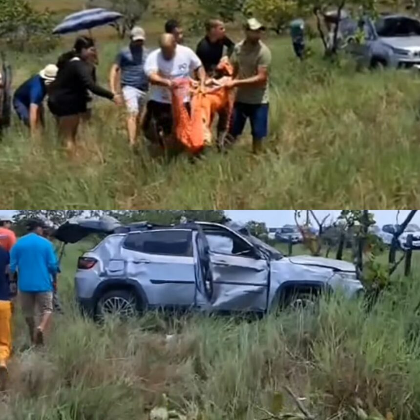 Em Alto Alegre: mulher morre após capotamento na RR-205