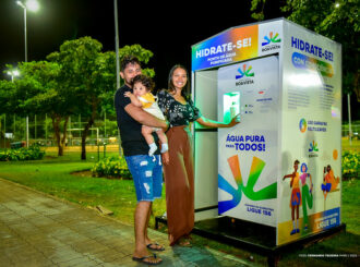Nova cabine de hidratação é instalada na Praça do Cidade Satélite