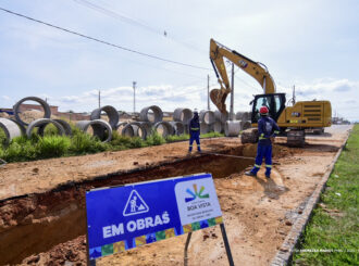 Dr. Airton Rocha recebe obras para implantação de asfalto, drenagem e urbanização