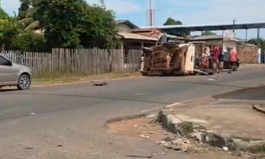 Motorista bêbado invade preferencial, causa acidente com outros dois carros e acaba preso em Boa Vista