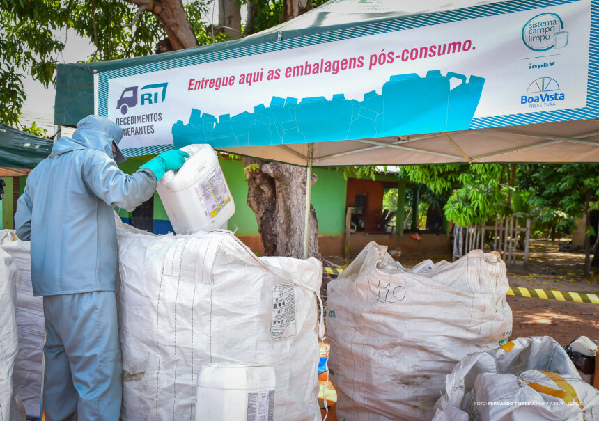 População conta com pontos de recolhimento de embalagens de agrotóxicos