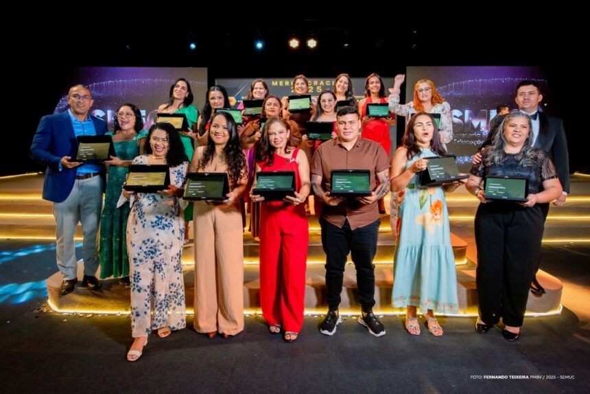Prêmio Meritocracia 2025 reconhece dedicação de professores da rede municipal de Boa Vista