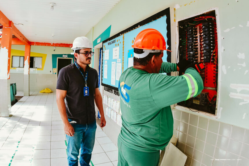 Prefeitura realiza obras de manutenção em escolas de Boa Vista para o ano letivo de 2026