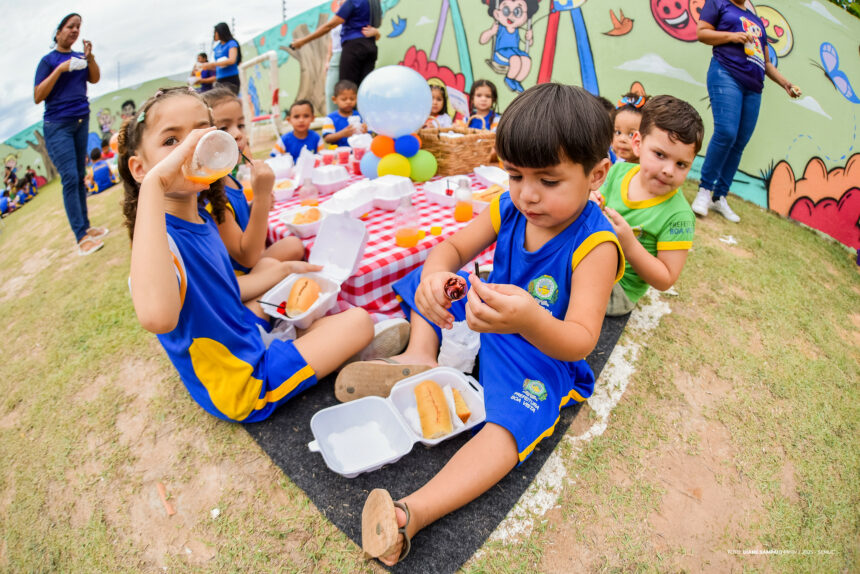 Prefeitura de Boa Vista inaugura parque infantil na Escola Emília Rios Peixoto