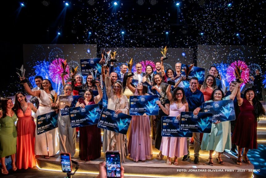 “Oscar da Educação” reconhece 15 melhores escolas de Boa Vista que se destacaram em 2025