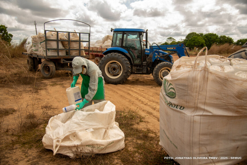 Boa Vista intensifica recolhimento de embalagens de agrotóxicos na zona rural