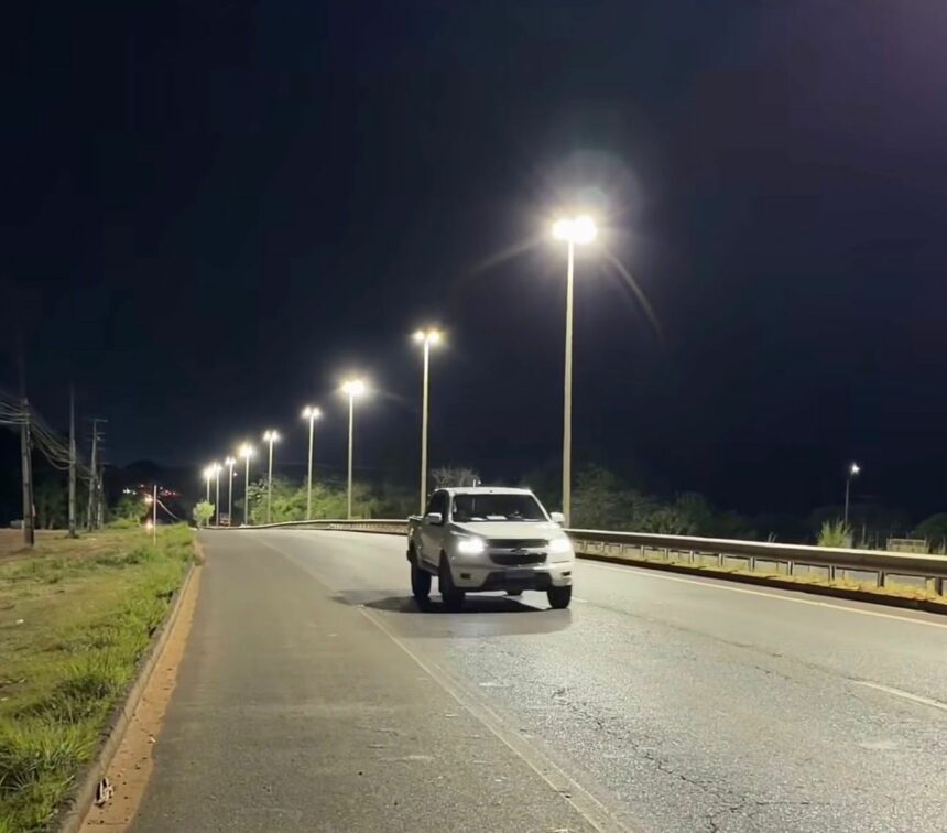 População boa-vistense ganha mais de 16 km de iluminação na BR-174