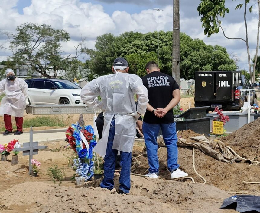 Polícia Civil realiza exumação para investigar suposto feminicídio