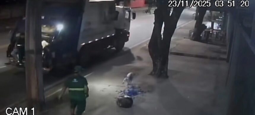 Gari é indiciado por maus-tratos em Boa Vista após arremessar saco de lixo em cachorro