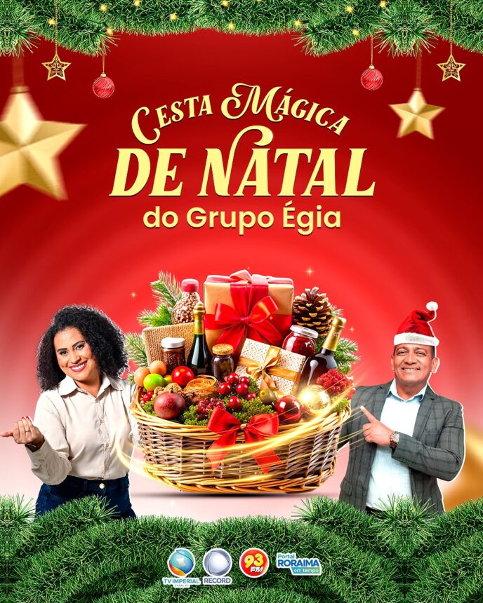 Grupo Égia lança promoção “Cesta Mágica de Natal” para presentear famílias neste fim de ano; veja como participar