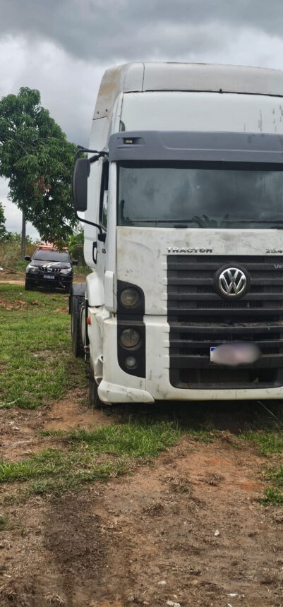 Caminhão financiado de forma fraudulenta é localizado; polícia investiga suspeita de estelionato