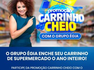 Promoção “Carrinho Cheio”: Grupo Égia vai sortear um ano de supermercado grátis