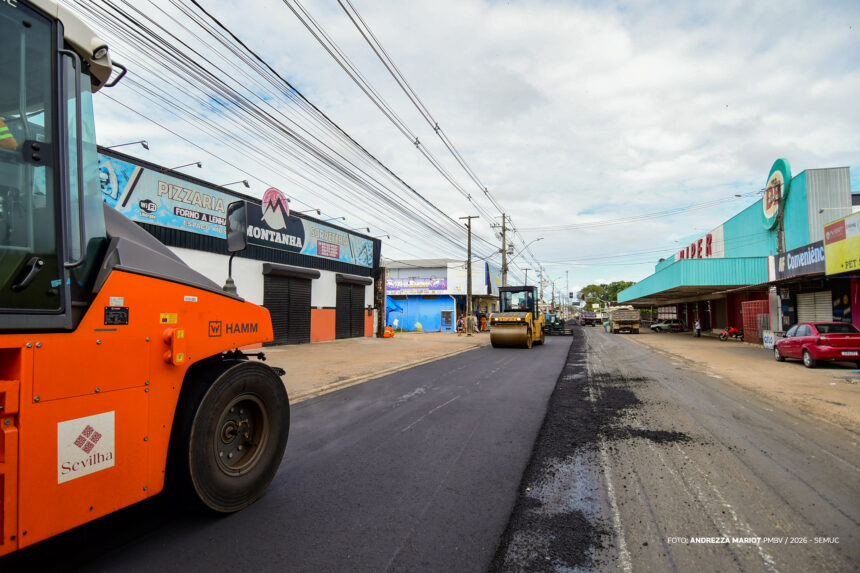 Acessibilidade: obras de recapeamento na avenida Estrela D’álva garantem fluidez do trânsito
