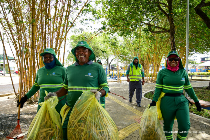 Trabalho diário dos agentes de limpeza urbana garante qualidade de vida em Boa Vista