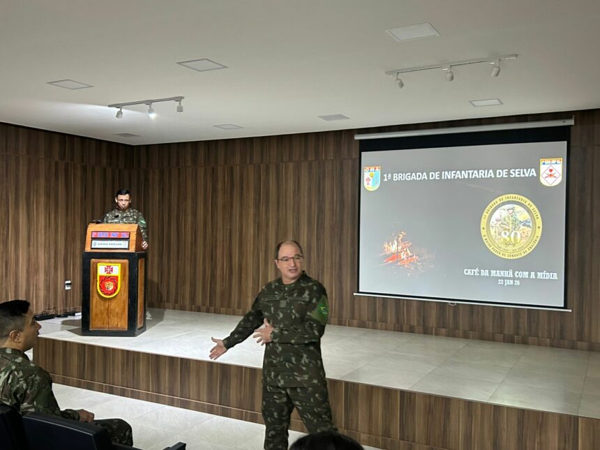 General da 1ª Brigada reúne imprensa e apresenta balanço das operações em Roraima em 2025