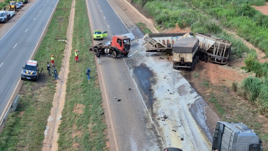 Pai e filha que morreram em acidente entre carretas e moto no MT eram de Roraima