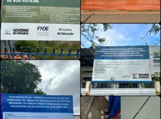 Embaixo de lonas, espaços improvisados e promessas, alunos da rede estadual esperam há anos entrega de reformas de escolas, na capital