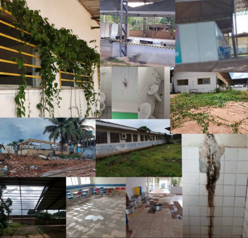 Contratos milionários, obras paradas e ensino precário: a realidade das escolas estaduais no Sul de Roraima