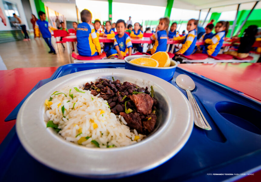 Novo cardápio da merenda escolar amplia qualidade nutricional para alunos de Boa Vista