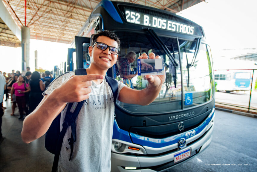 Passe livre: mais de 6 mil estudantes já contam com benefício que promove mobilidade e incentivo à educação