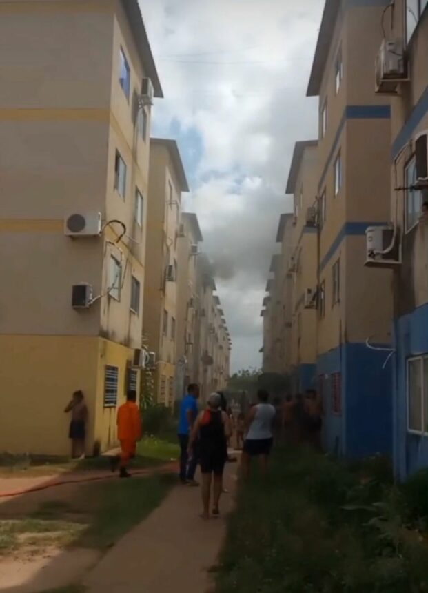 Incêndio atinge apartamento no residencial Vila Jardim após curto-circuito