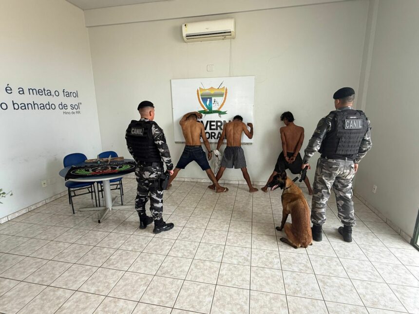 Três homens armados com faca e pernamanca  são presos por tentativa de homicídio