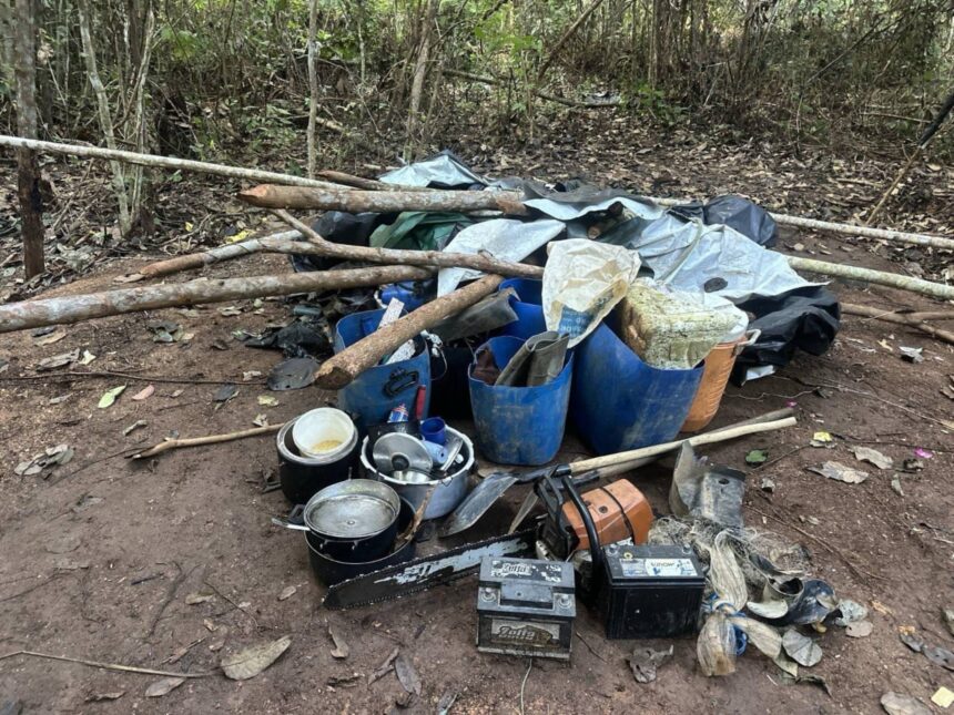 Operação Catrimani II desarticula estruturas do garimpo ilegal na região do Mucuim