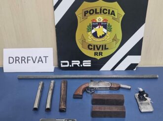 Primos são presos por fabricação clandestina de armas de fogo e tráfico de drogas em Boa Vista