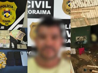 Investigado por vender drogas no centro de Boa Vista é preso