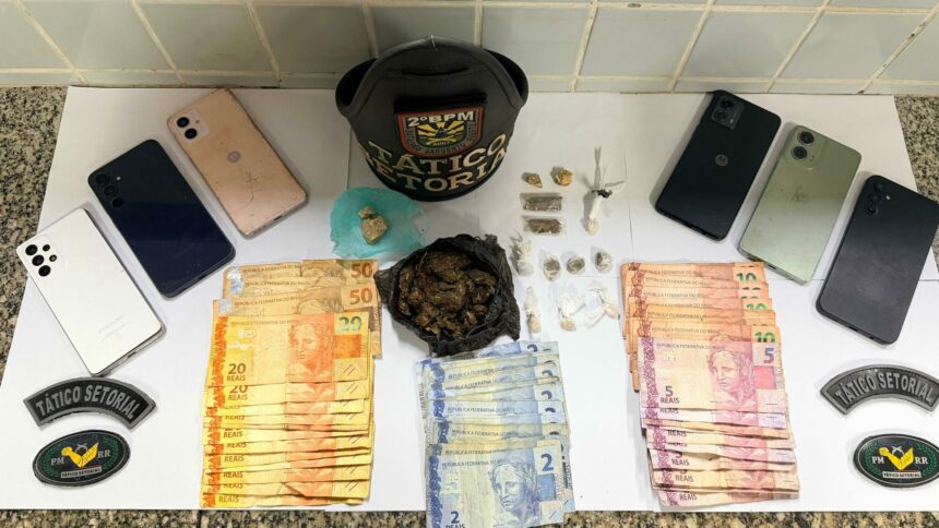 Homem é preso por tráfico de drogas e família reage xingando a polícia