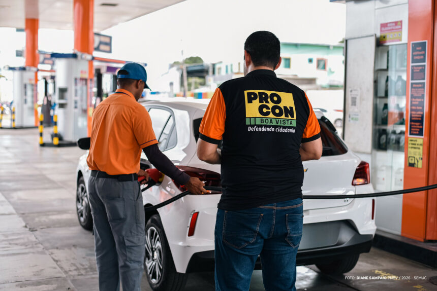 Procon Boa Vista fiscaliza postos após aumento no preço da gasolina