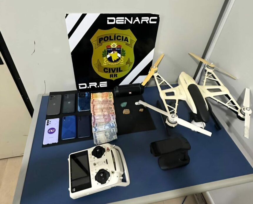 Mulher, marido e ajudante são presos por tráfico de drogas em ponto próximo a escola pública no bairro Aparecida