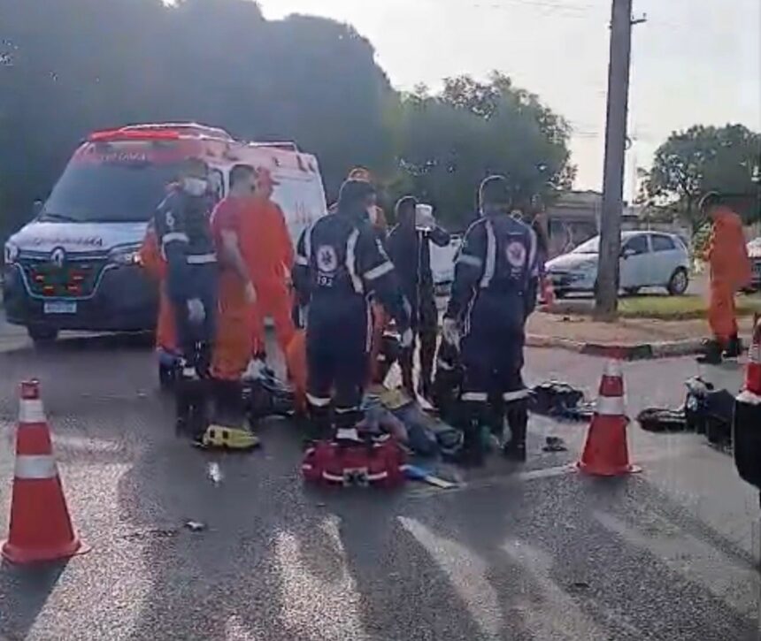 Acidente entre moto e bicicleta deixa um homem morto em avenida de Boa Vista
