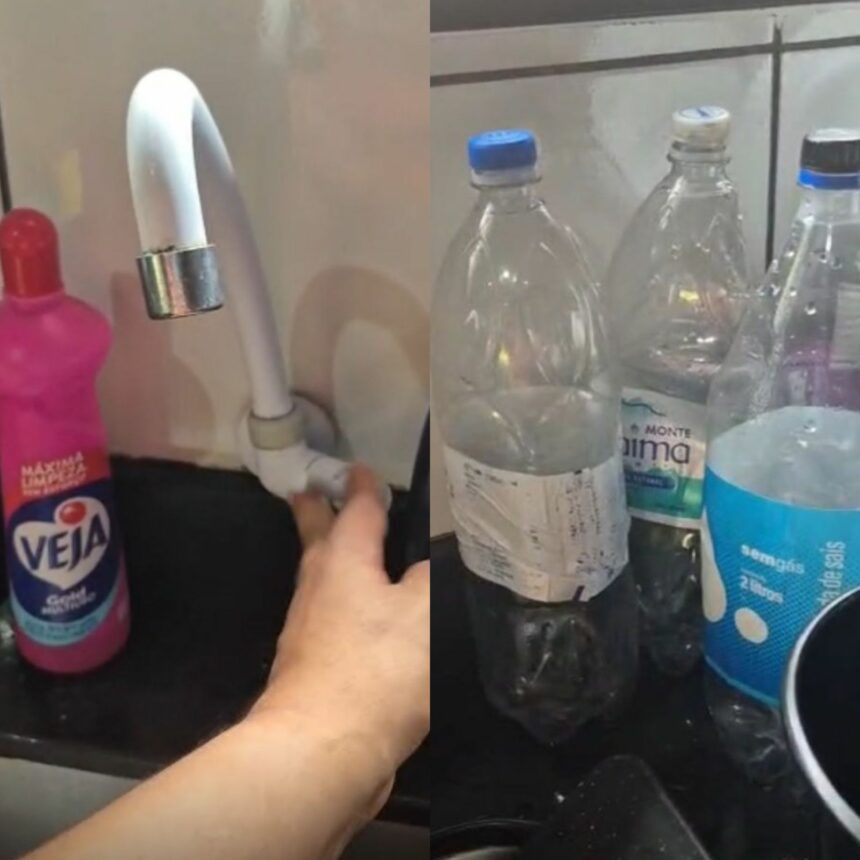 Moradoras denunciam falta de água há três dias no bairro Cambará