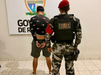 Suspeito de matar jovem na frente da mulher e filhos é preso por tráfico de drogas e porte ilegal de arma em Boa Vista