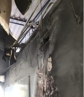 Central de ar pega fogo e incêndio atinge sala de aula de escola estadual em Boa Vista