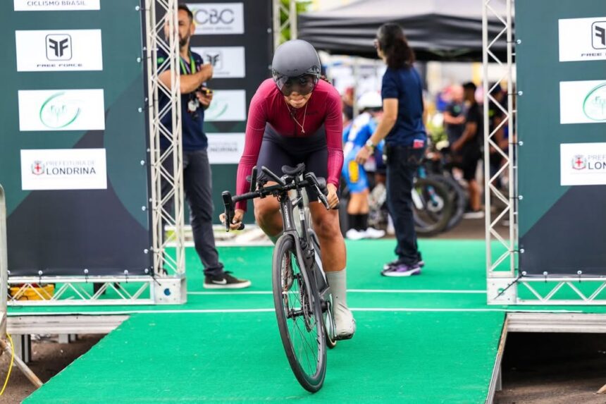 Ciclista Alissya Mourão representa Roraima no Campeonato Brasileiro, em Londrina