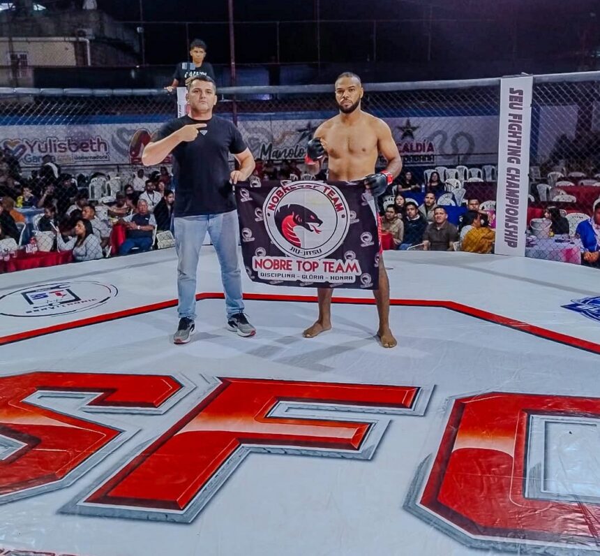 Roraimense vence estreia no SFC MMA com nocaute em 12 segundos e homenageia esposa vítima de câncer