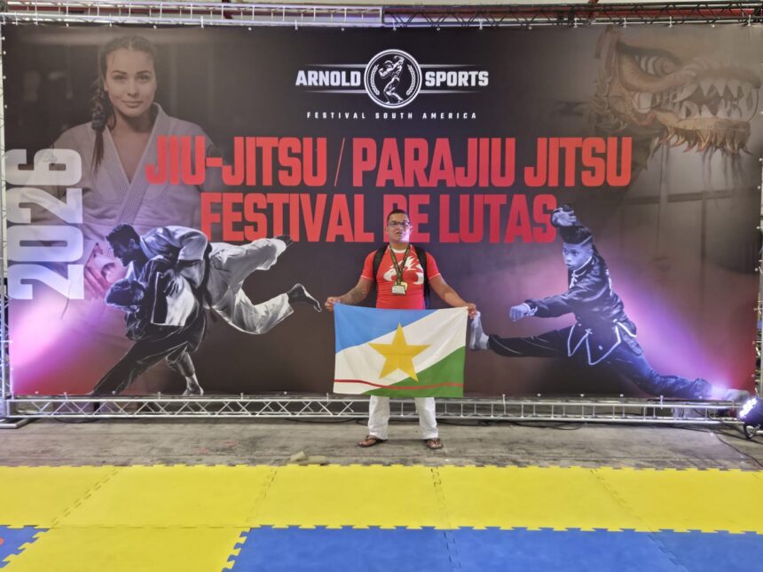 Roraimense é prata na Copa Arnold de Parajiu-jitsu em São Paulo