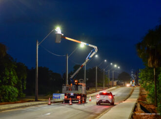 Praça do Mirandinha ganha melhorias e novo acesso com iluminação em LED