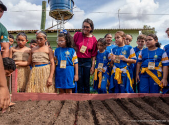 Alunos do Parlamento BV Mirim vivenciam cultura indígena em escola na Serra da Moça