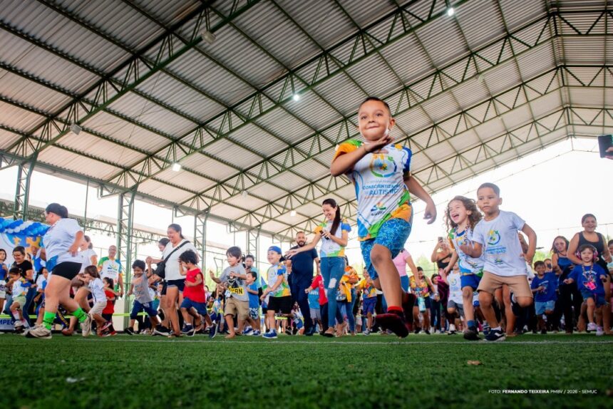 Corridinha TEA marca encerramento da 4ª Semana Municipal de Conscientização do Autismo