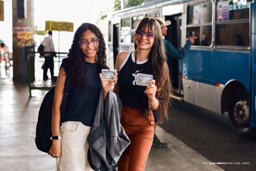 Mais de 10 mil alunos são beneficiados com o Passe Livre Estudantil da Prefeitura de Boa Vista