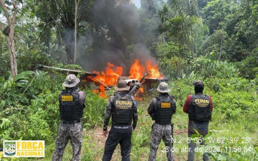 Operação Catrimani II intensifica combate ao garimpo ilegal na TIY e causa perdas milionárias em abril