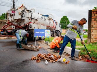 Drenagem e limpeza reduzem alagamentos em Boa Vista