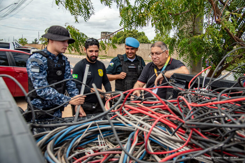 Operação busca desarticular cadeia criminosa envolvida no furto e na comercialização ilegal de cobre em Boa Vista