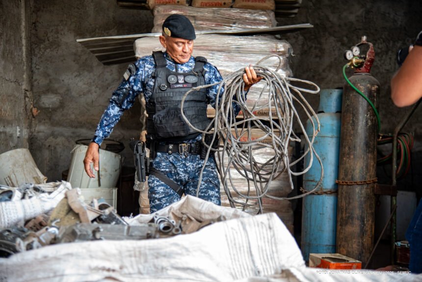Furto de fios de cobre vira alvo da Polícia em Boa Vista