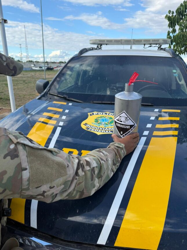 PRF: mulher é detida com mais de 36 kg de mercúrio na BR-174